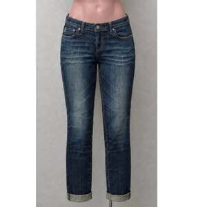 AG Stilt Blue Cuffed Cigarette Jeans Women 28R